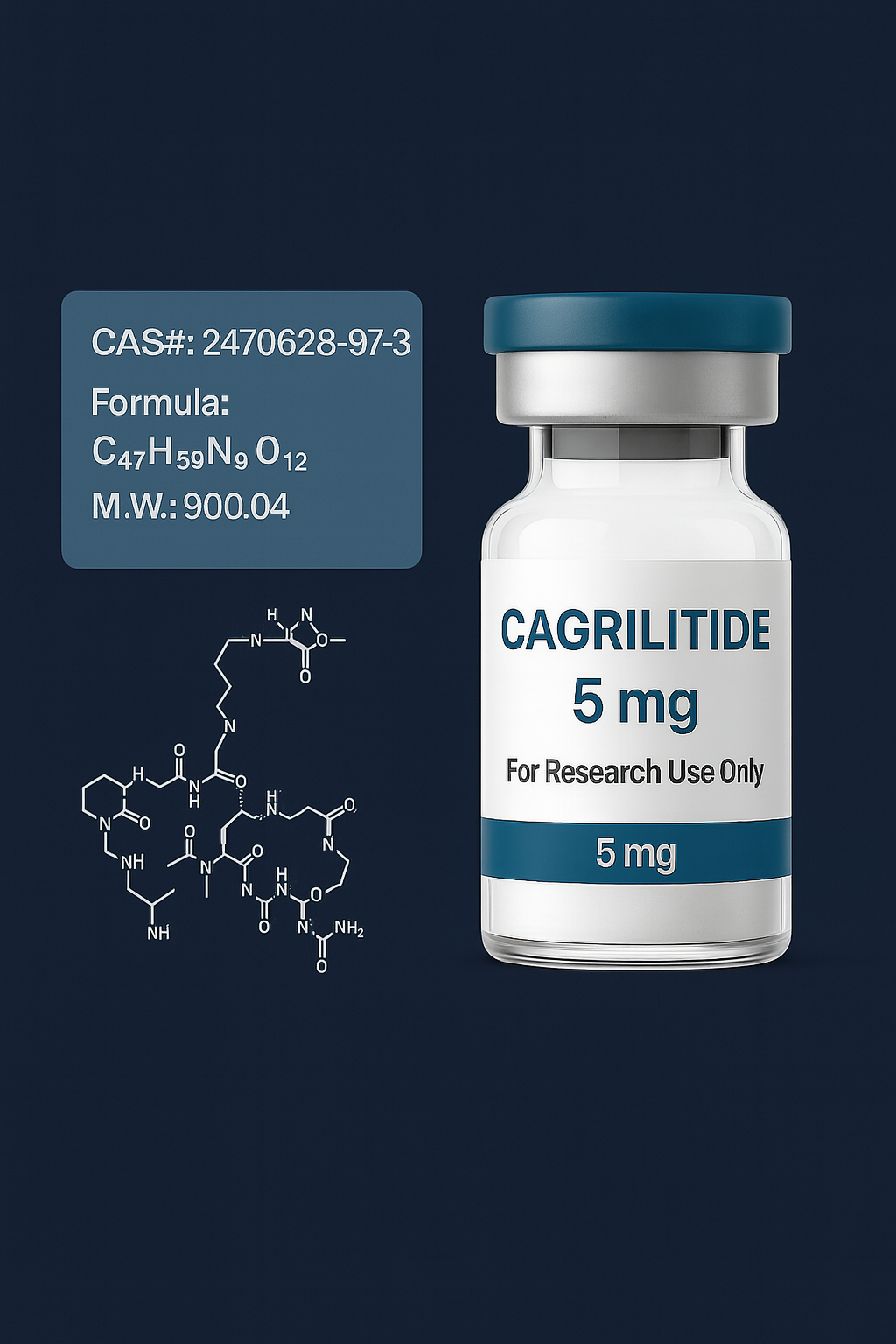 Cagrilintide 5mg - Premium Research Peptide